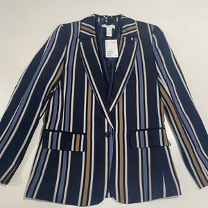 H&m stripes blazer